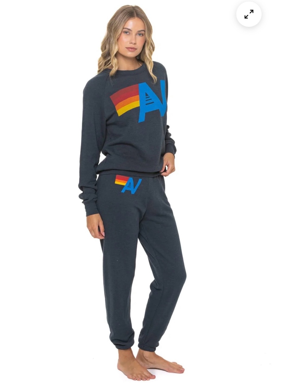 Aviator Nation/Charcoal Gray/Unisex XXL/Logo Crew Sweatshirt! NIB! SEALED! - Picture 6 of 16